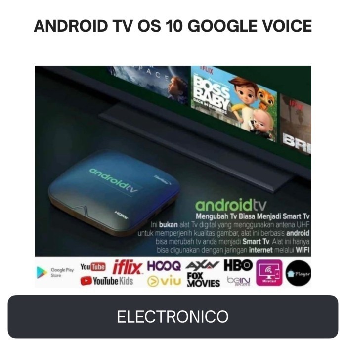 Ready Android tv box os 10 google voice
