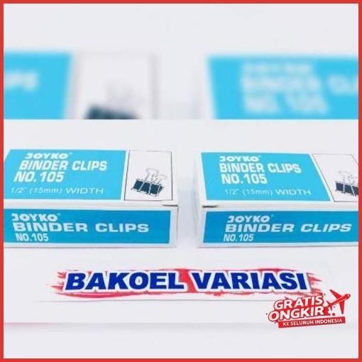 

Serba Murah Binder Clip/Klip Kertas/Klip Penjepit Kertas Joyko No.105 Good Quality