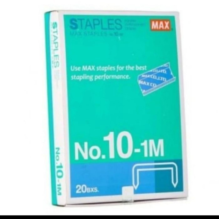 

Baru Isi Stapler Max Hd 10 -1M - 1 Pak Isi 20 Box Kecil Diskon