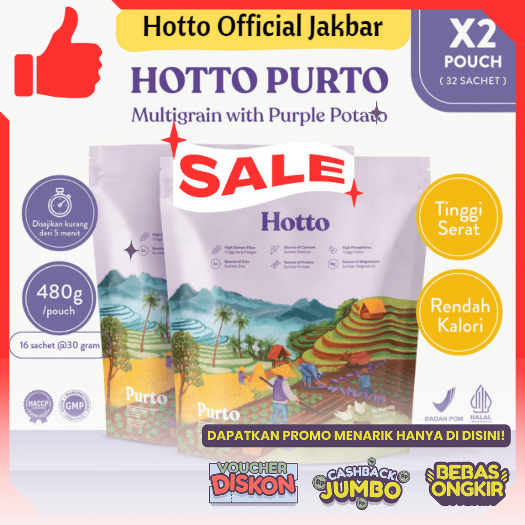 

Hotto Official Official Shop Minuman Multigrain Original 100% BPOM & HALAL