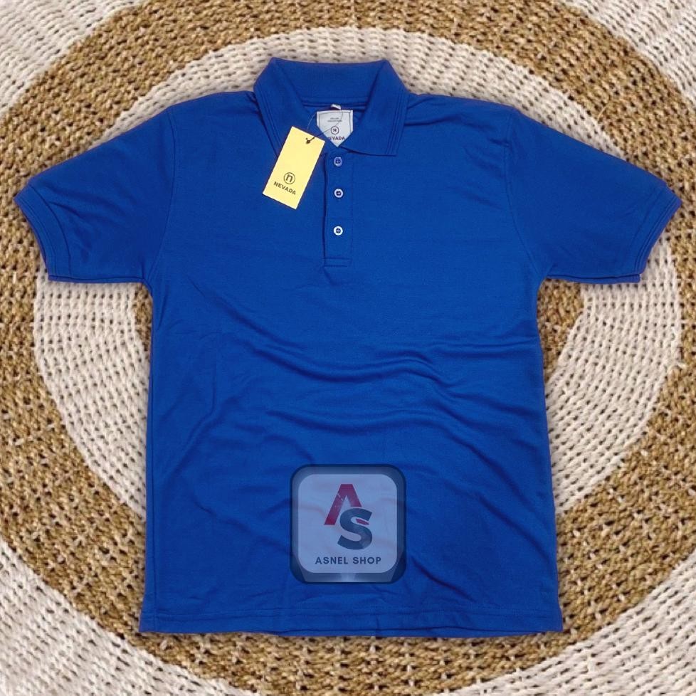 [16 WARNA] KAOS NEVADA POLOS BERKERAH MATCHING PRIA DEWASA M L XL XXL JUMBO BIG SIZE | POLO SHIRT ME
