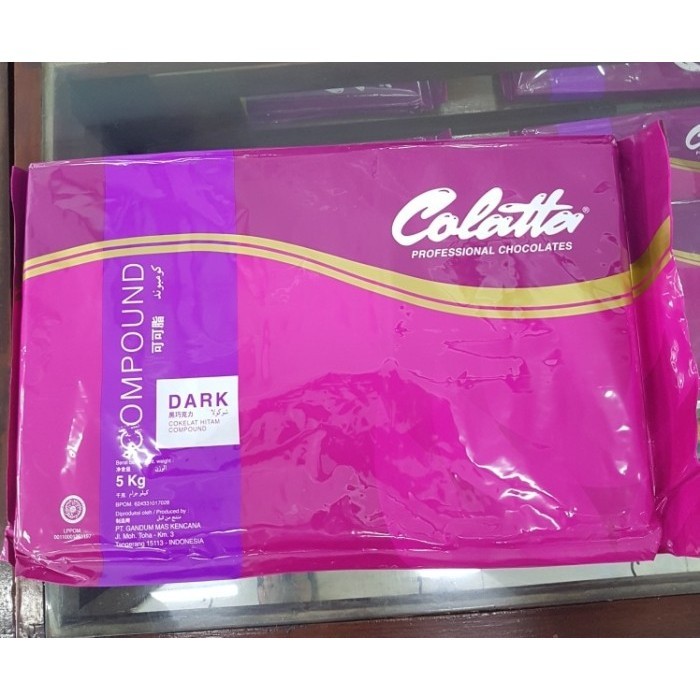 

Ready Khusus GOJEK/GRAB! Colatta Dark Compound Coklat 5kg