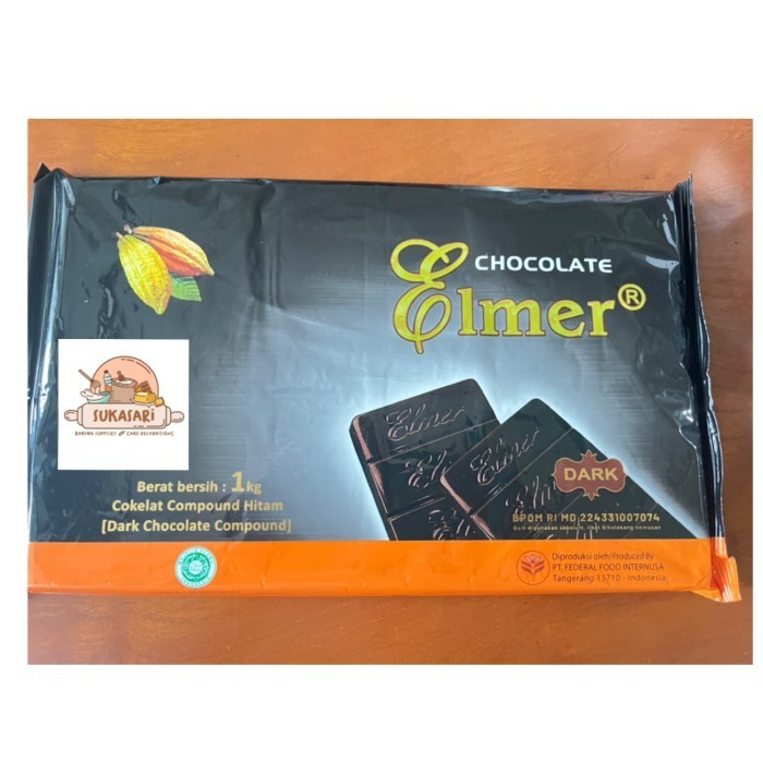 

Ready Elmer dark chocolate compound 1kg