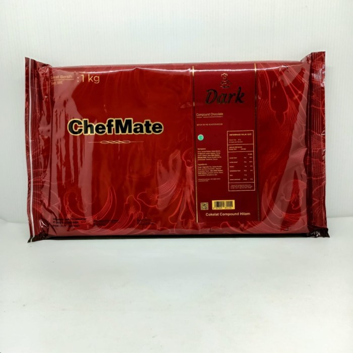 

Ready CHEFMATE COKLAT DARK BLOK 1KG, BISA DIPARUT DAN DILUMERKAN