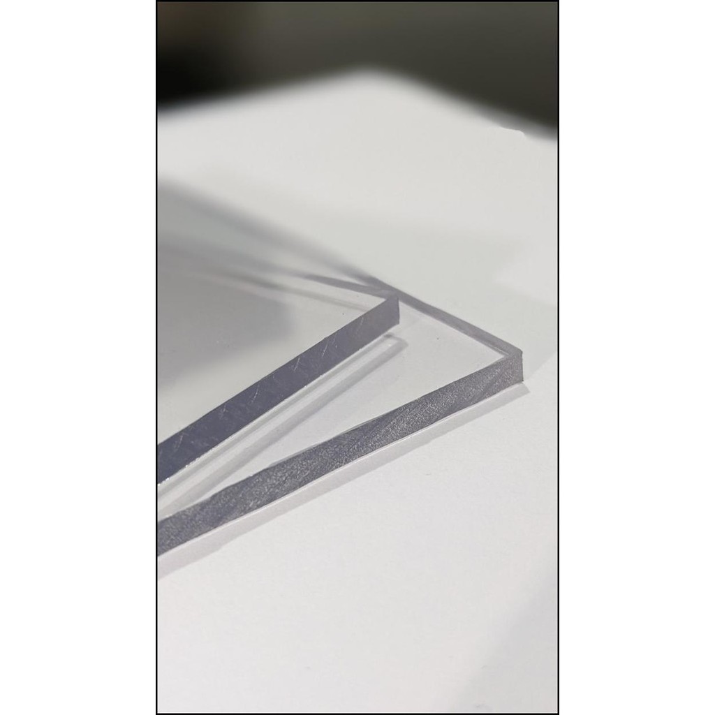 Kristal Flat Atap Kanopi Polycarbonate 4Mm Polikarbonat Poly Clear