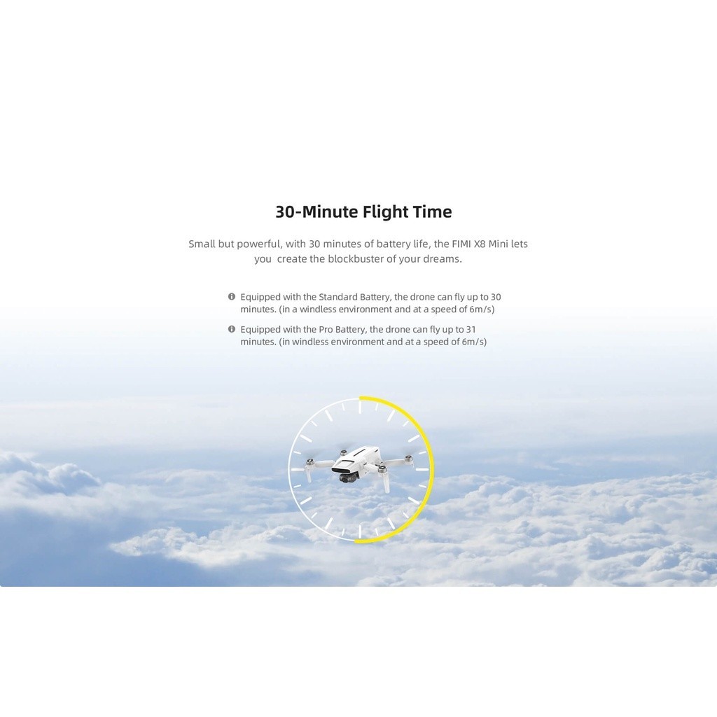 FIMI X8 Mini Combo 8KM Drone 4K 3-Axis 2021 PRO Version
