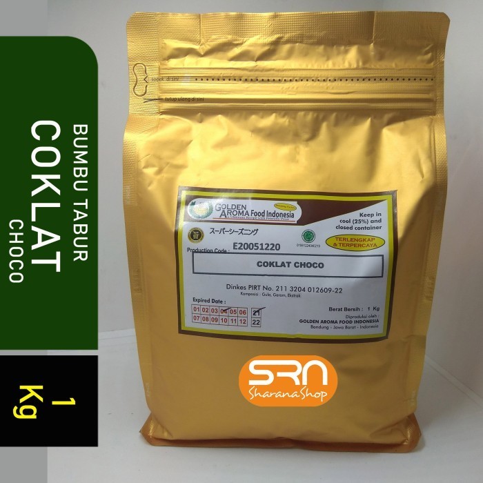 

Ready BUMBU TABUR 1 KG RASA COKLAT HALAL DIJAMIN ENAK KEMASAN ALU ZIP LOCK