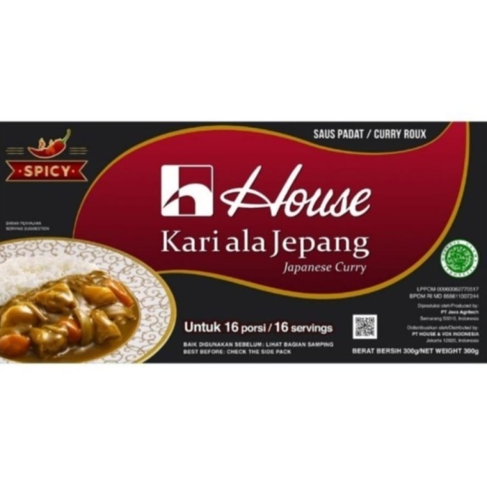 

Ready House Kari Ala Jepang (Spicy) HALAL 300gr