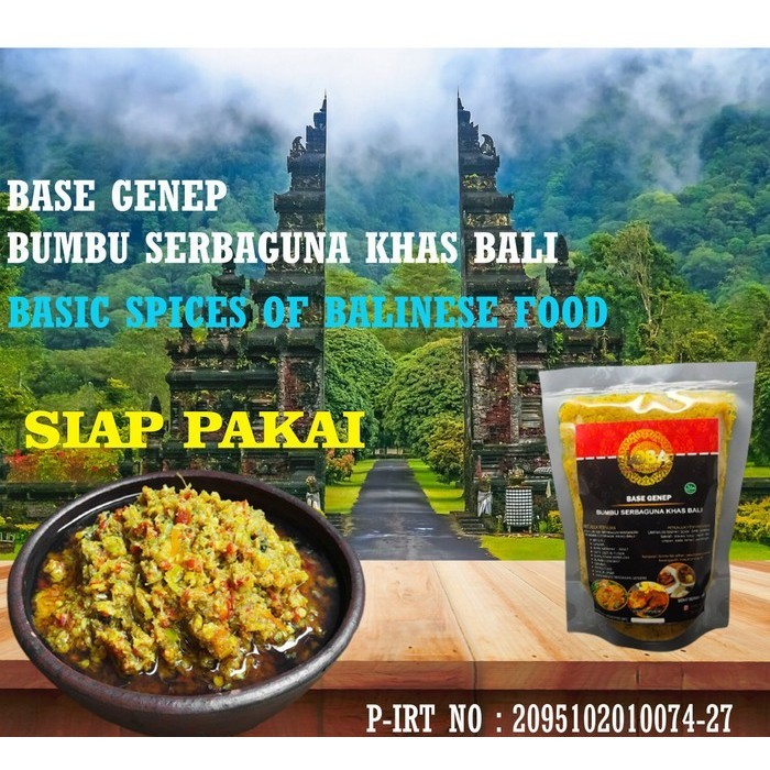 

Ready bumbu masak khas bali / base genep loba kemasan refill standing pouch