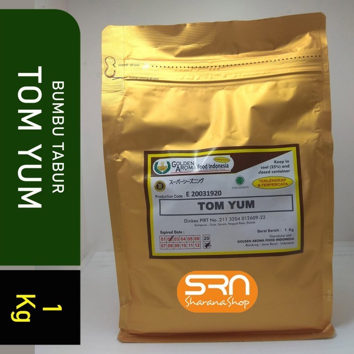 

Ready BUMBU TABUR 1 KG RASA TOM YUM HALAL DIJAMIN ENAK KEMASAN ALU ZIP LOCK