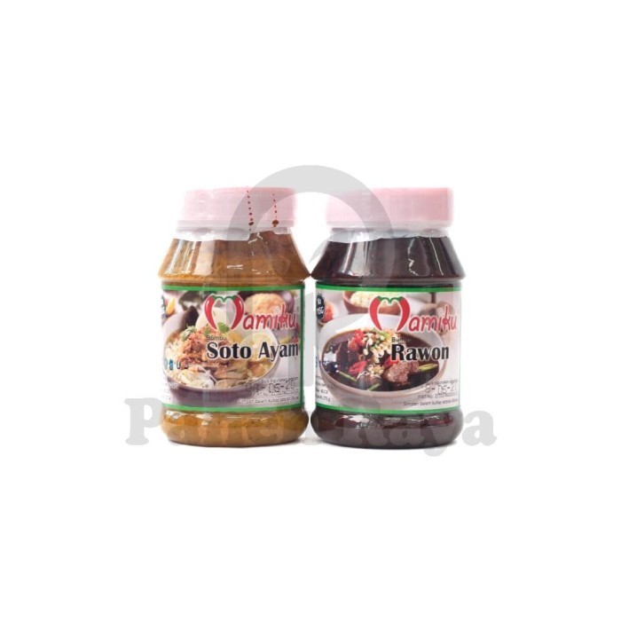 

Ready Bumbu Masak Mamiku Rawon / Soto Ayam / Rendang / Lodeh / Nasi Hainan