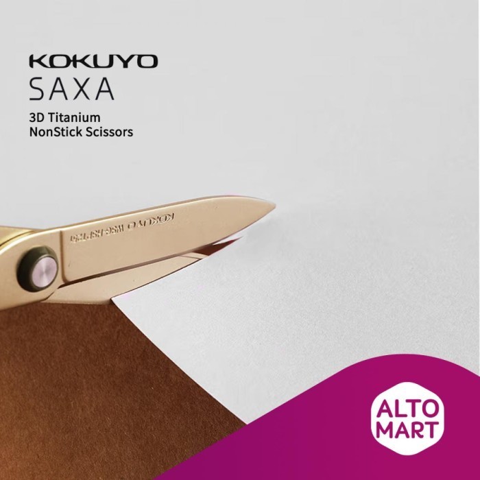

Kokuyo Saxa 3D Titanium Non-Stick Scissors Gunting Anti Lengket