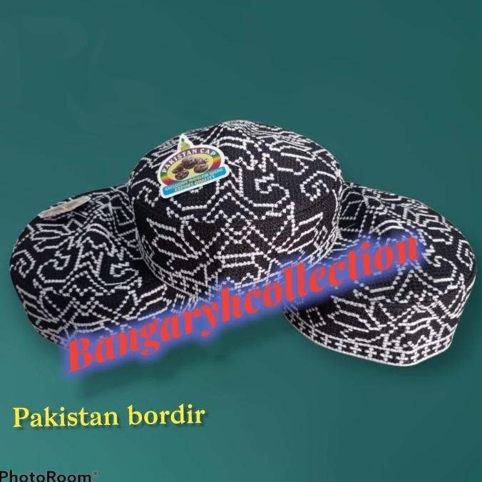 pakistan, peci bordir, pakistan bordir