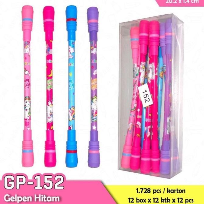 

pen gel keseimbangan / balancing motif unicorn isi 12