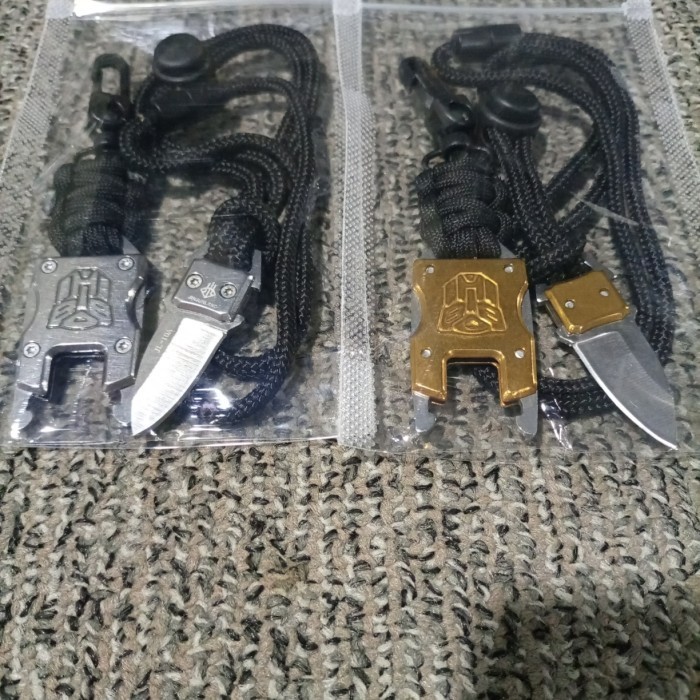 

Name Tag Holder / Tali Gantungan Id Card Lanyard Paracord Knife