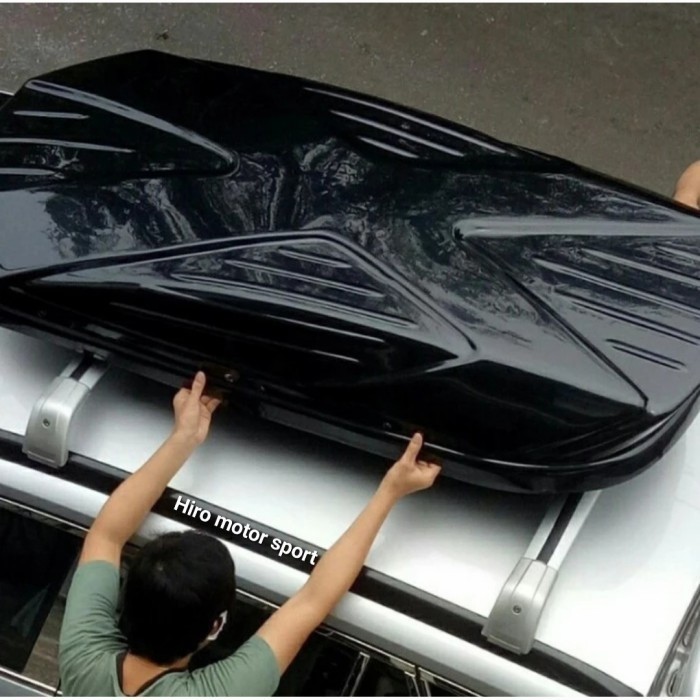 Jual Paket Roof Box Hiro Dan Cross Bar All New Pajero Fortuner Rush