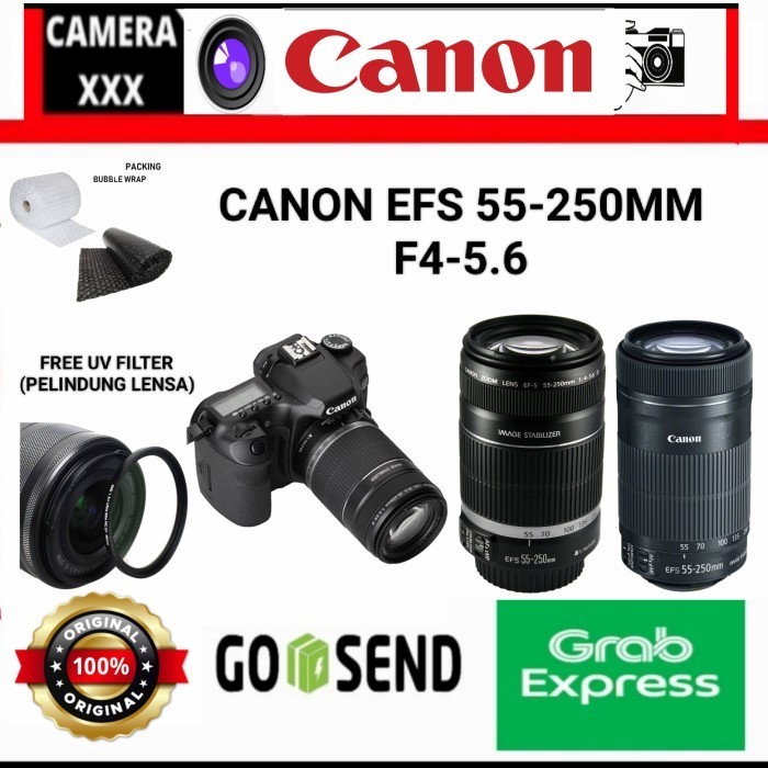 Ready Lensa Canon 55-250Mm Stm