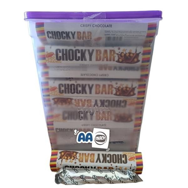 

Chocky Bar Crispy Chocolate Box Isi 40 X 14 Gram
