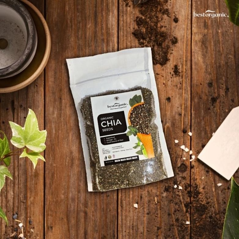 

Bestorganic - Chia Seed Organik Grade Premium - Biji Chiaseed - Black Chiaseed Original