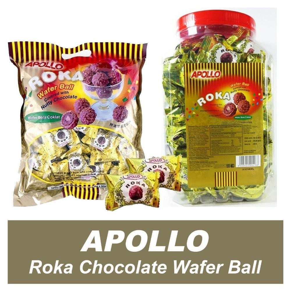 

Roka Apollo Wafer Ball Coklat Exp Maret 2025 Promo Halal
