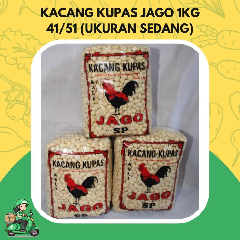 

Kacang Jago (Berat 1Kg Ukuran Sedang) Kacang Kupas Jago, Kacang Mentah Kupas, Kacang Tanah