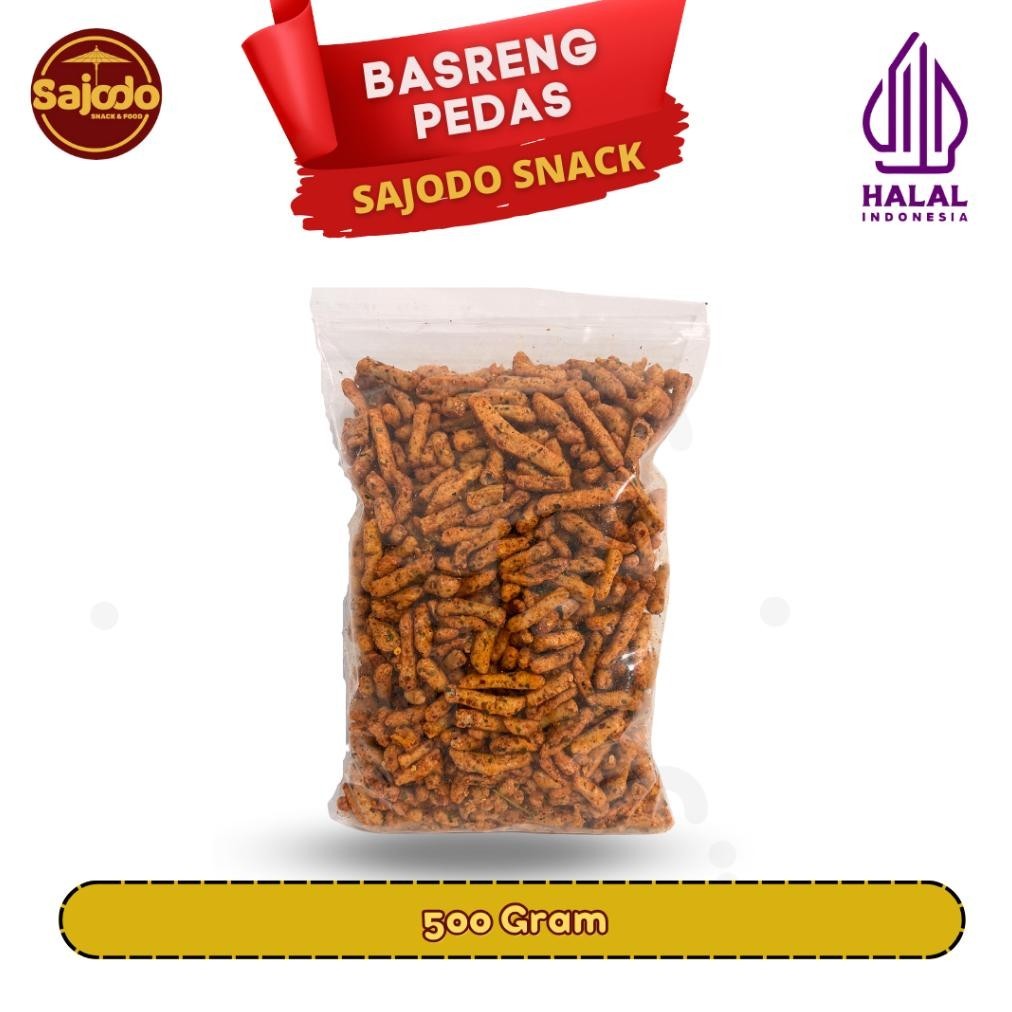 

Basreng Ordas ( Ori 500Gram, Pedas 500Gram) Sajodo
