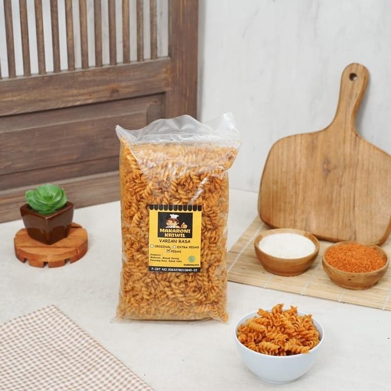 

Makaroni Bantet Kiloan Oleh-Oleh Khas Tasikmalaya Kemasan 500Gr