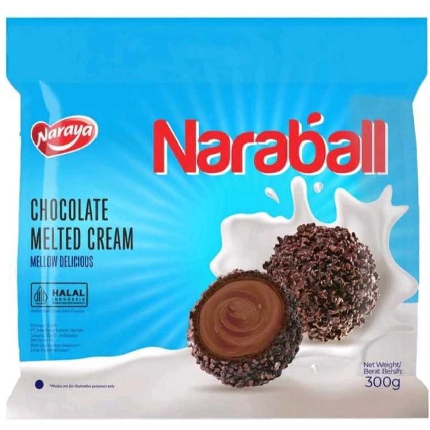 

Naraya Naraball Wafer Ball Original Chocolate Strawberry Melted Cream 300G
