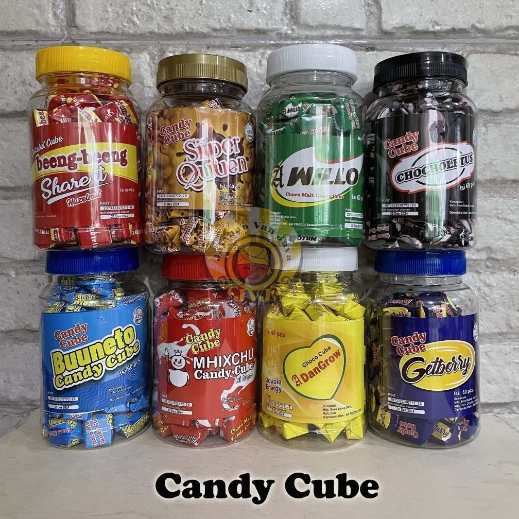 

Permen Cube Viral - Candy Cube Milo Willo Getberry Isi 60 Pcs