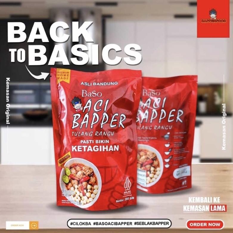 

(Ready Stock) Baso Aci Bapper Tulang Rangu Original Bakso Baper Boci Halal Frozen Food Premium Murah