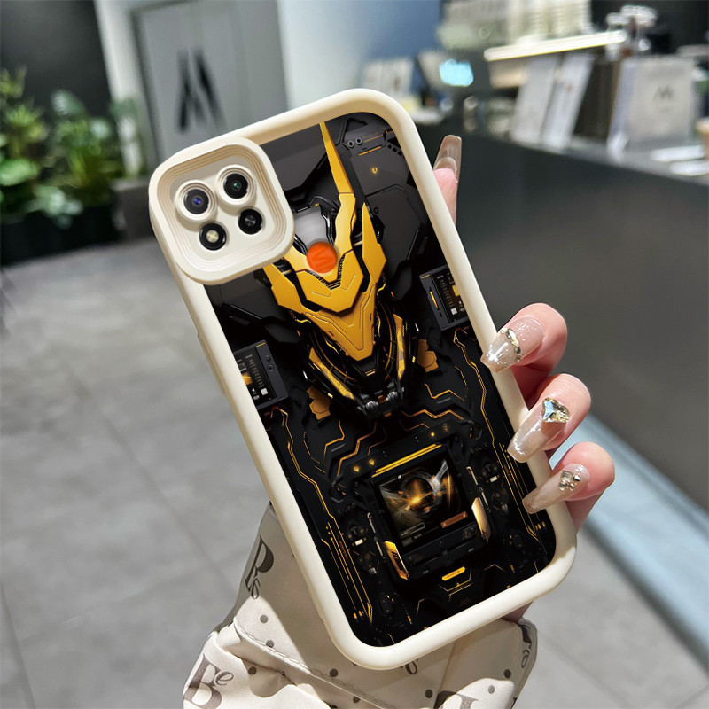 Casing Hp Xiaomi Redmi 9C Redmi 9C NFC Redmi 10A POCO C31 Case keren pola mecha Softcase lembut gand