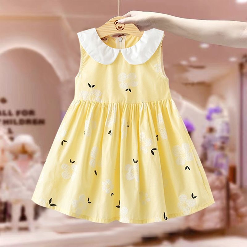 Barra Bayi Gaun Anak Perempuan Rok Rompi Katun Gaun Putri Pakaian Anak-anak Rok Anak Perempuan