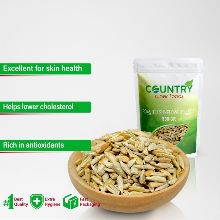

Sunflower Seeds Kernels Roasted - 500 Gr - Kuaci Kupas Panggang