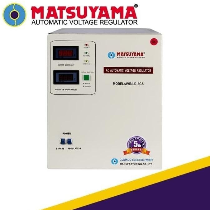 Barang Bagus Stabilizer Stavol Avr Matsuyama Stavolt 5000 Watt 5Kva Avr/Ld-5Gs