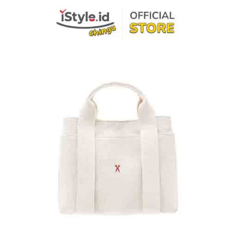 JOSEPH AND STACEY STACEY DAYTRIP TOTE CANVAS S - IVORY