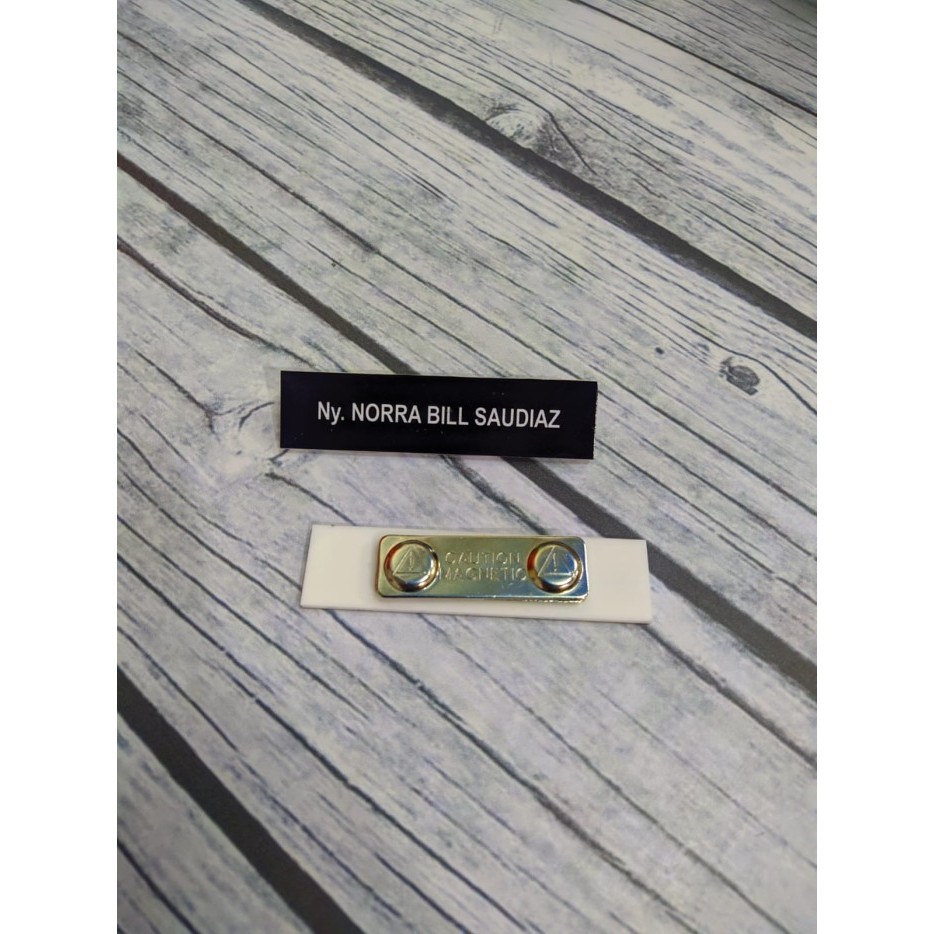 

Fauma Name Tag Magnet / Nama Dada Magnet / Papan Nama Dada Magnet Custom