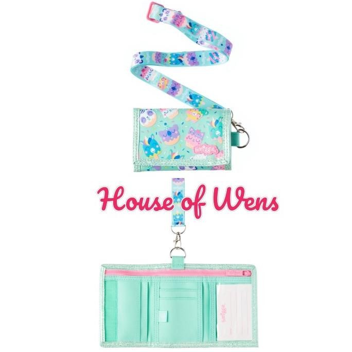 New Smiggle Cloud Nine Strap Wallet Original - Dompet Tali Smiggle Original