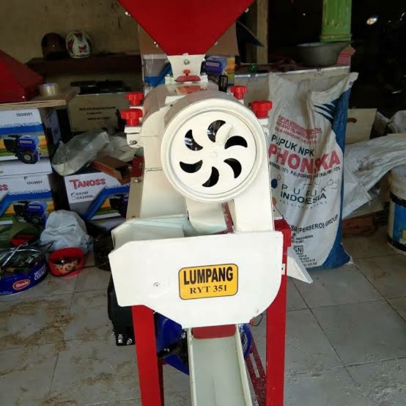 Mesin Giling Padi Lumpang RYT 351 Lesung RYT351 Siap Pakai Dengan