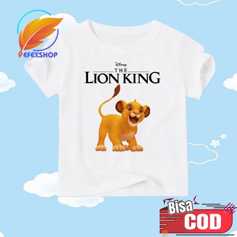 KAOS ANAK DISNEY THE LION KING BAJU KAOS ANAK THE LION KING