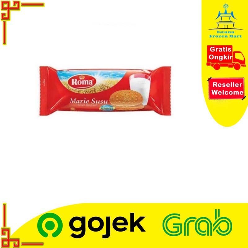 

Biskuit Marie Susu Milk Biscuit 115 Gram - ROMA