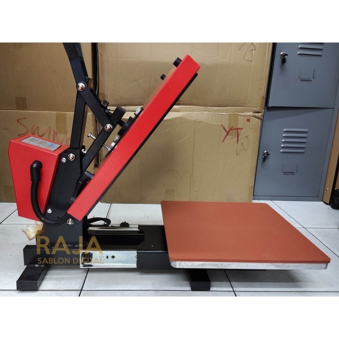 Mesin Press Kaos Sliding 38X38 Press Baju Tarik 38X38 Sablon Dtf