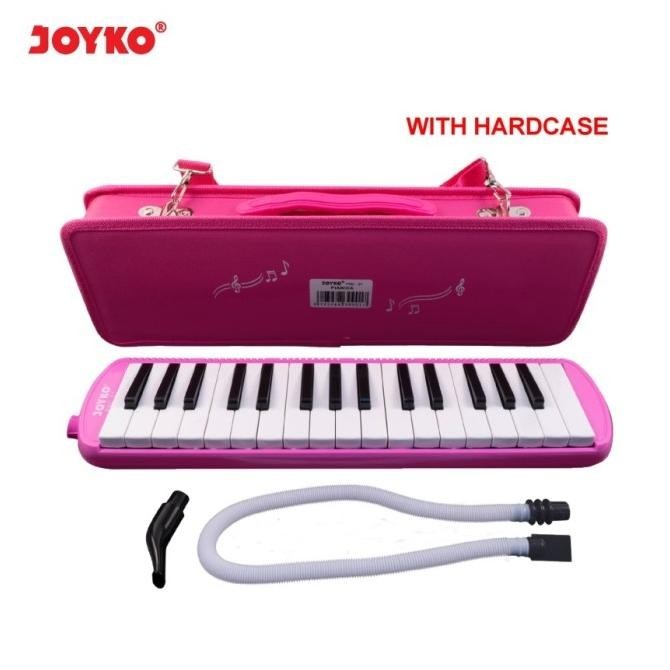 Pianika Joyko Pnc-21 Warna Pink - Pianica Tiup Hard Case Spt Yamaha Murah Berkualitas