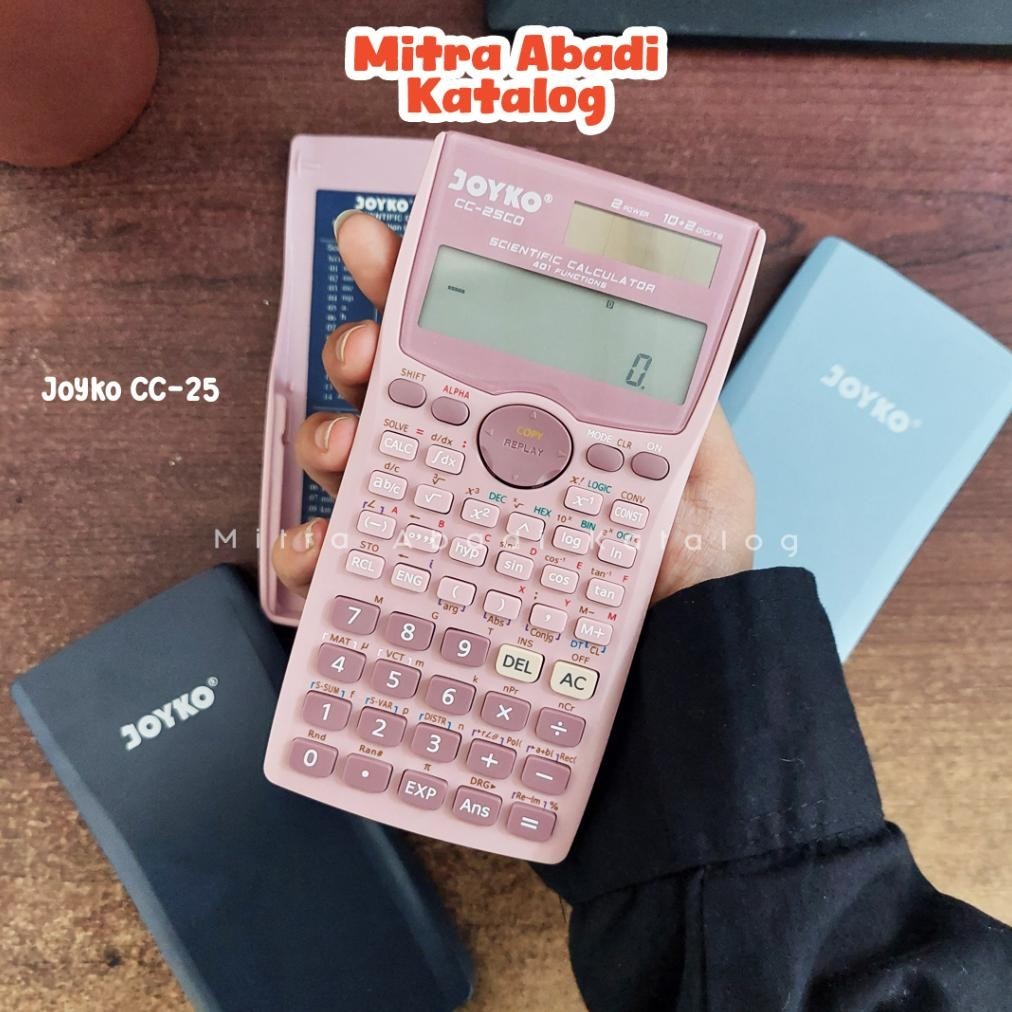 

gh-45 KALKULATOR SCIENTIFIC MURAH JOYKO VIS 1 CALCULATOR ILMIAH ESTETIK KALKULATOR SCIENTIFIC JOYKO CC25 PASTEL LUCU TERMURAH KALKULATOR SCIENTIFIC MURAH MITRA ABADI KATALOG Hemat
