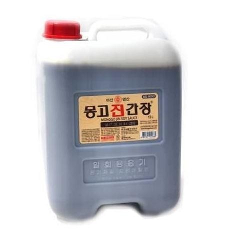 

Monggo Kecap Asin Soy Sauce Jin Gan Jang Multipurpose 13 Ltr Korea