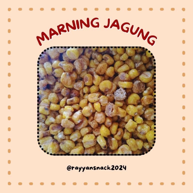 

Marning jagung snack oleh-oleh khas boyolali rasanya gurih enak / SNACK / MAKANAN RINGAN/ OLEH-OLEH/ 250GR