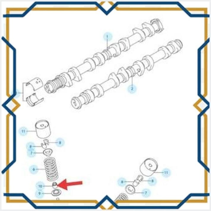 [JSM] SEAL KLEP OR VALVE KLEP GRAND VITARA 2400 CC OR  ORIGINAL