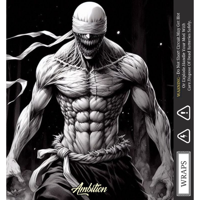 

AMBITIONSTORE - Stiker Skin Wrap Baterai 18650 Ambitilon V12 Original Series - Pelindung dan Penghias Baterai 18650 Untuk Segala Merek Baterai