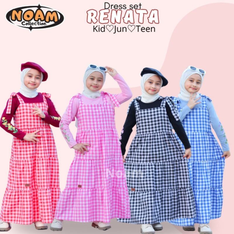 DRESS SET RENATA 2-14 Tahun