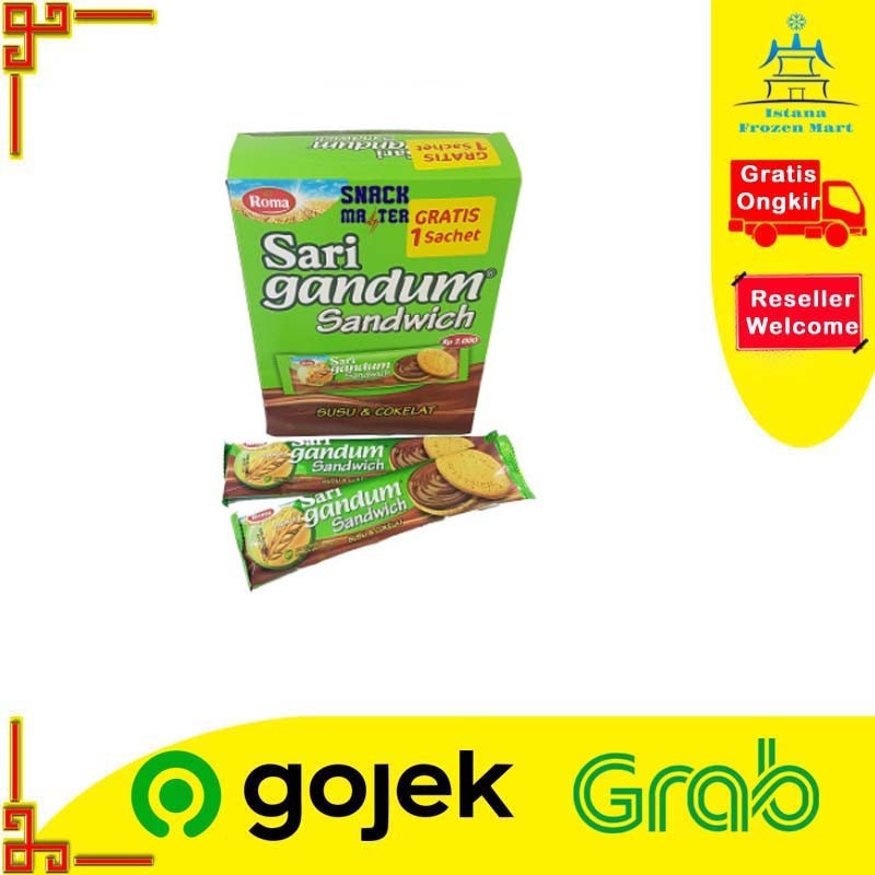 

Kue Biskuit ROMA Sari Gandum 39 GR