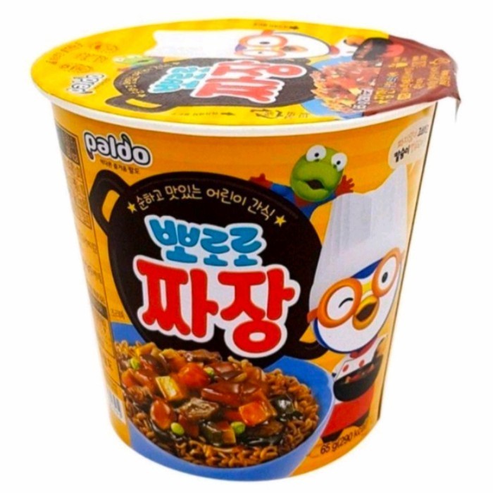E Paldo Jajang Cup Edisi Pororo Jajangmyeon Korea